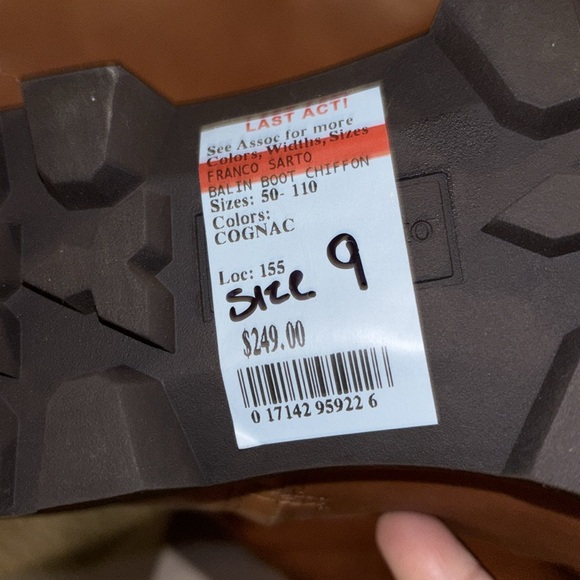 NEW Franco Sarto tall balin boot 9 Wide - Picture 8 of 11